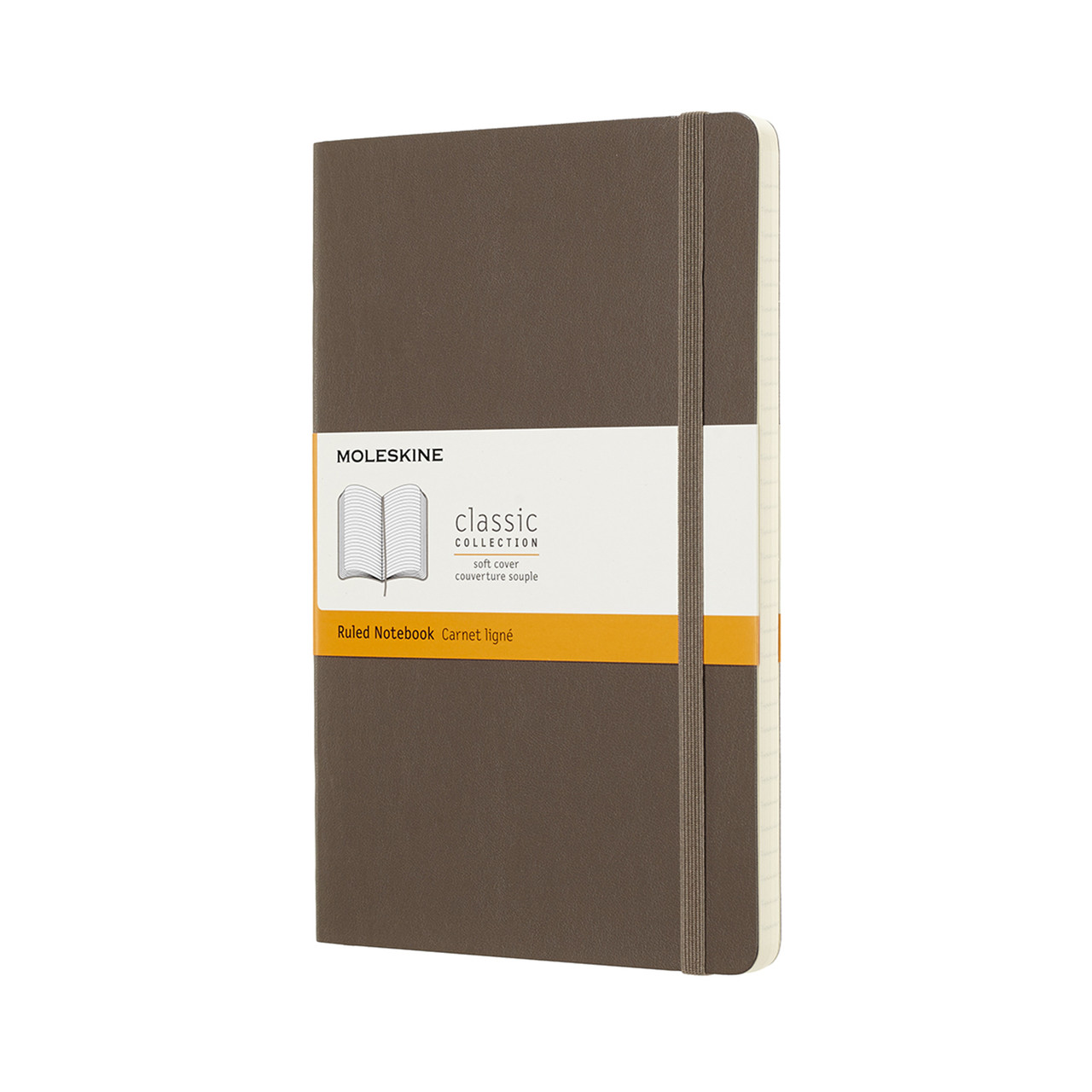 Блокнот Moleskine Classic середній 13х21 см 192 сторінки в лінію Коричневий М'який (8058341715512)