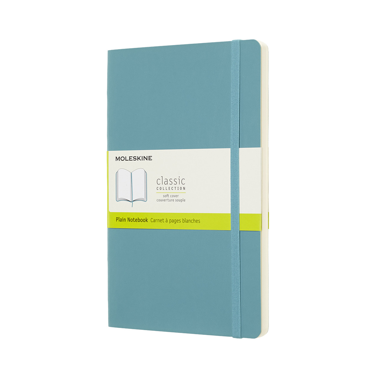 Блокнот Moleskine Classic середній 13х21 см 192 сторінки нелінований Океанський Синій М'який (8058341715529)