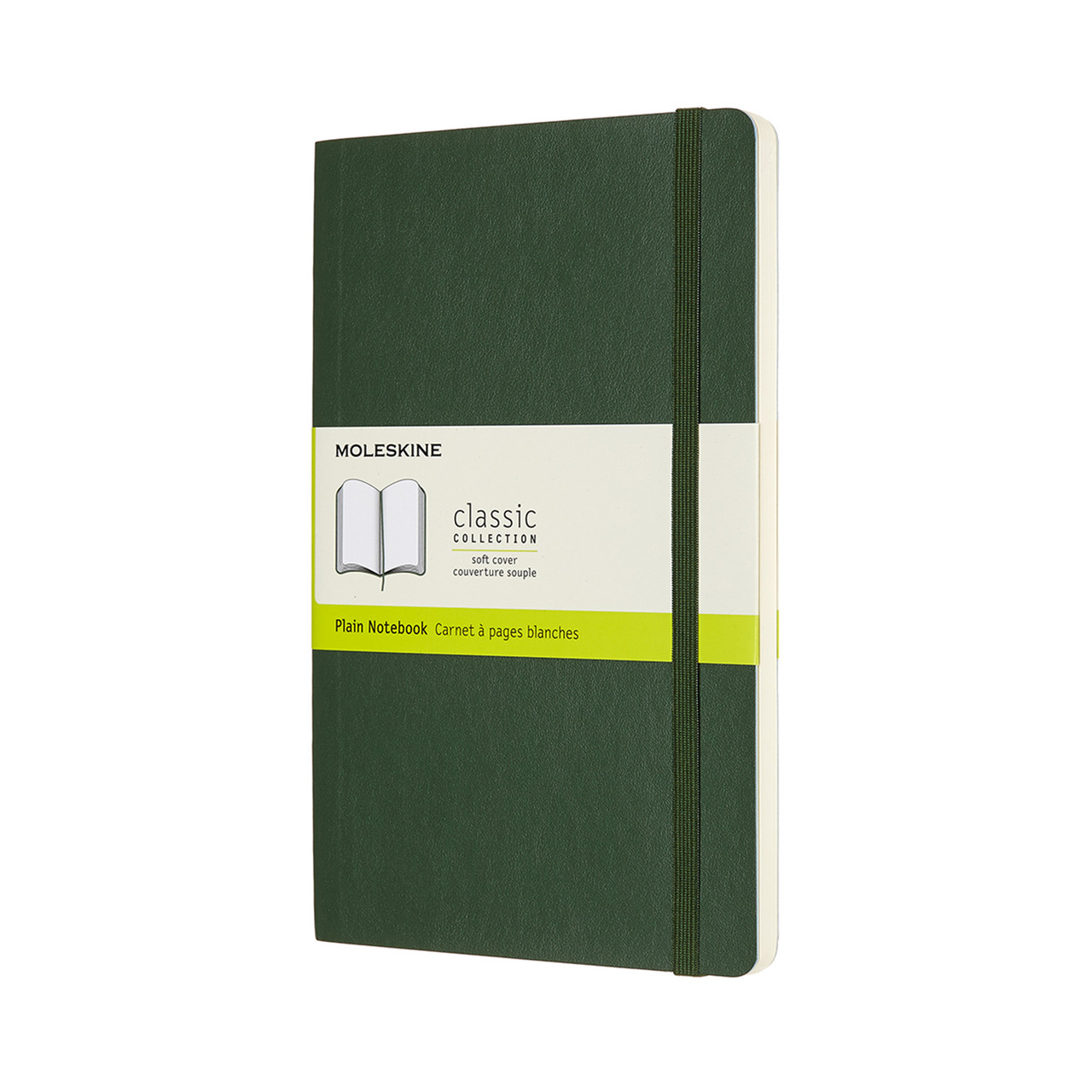 Блокнот Moleskine Classic середній 13х21 см 192 сторінки нелінований Миртовий Зелений М'який (8053853600028)