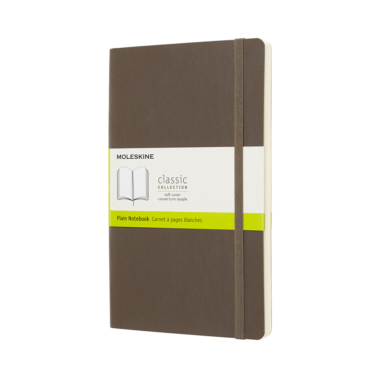 Блокнот Moleskine Classic середній 13х21 см 192 сторінки нелінований Коричневий М'який (8058341715536)