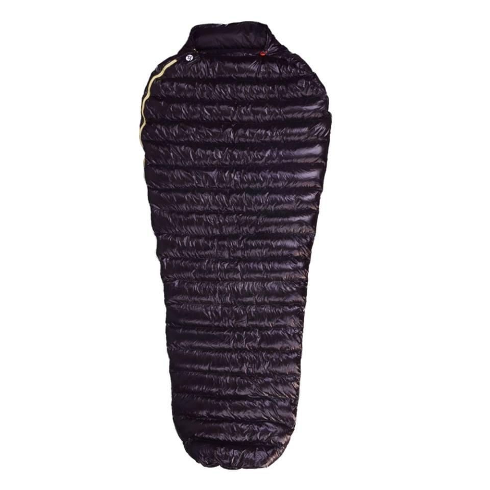 Пуховий спальний мішок Aegismax M2 +7°C +2°C Large 200 см Black