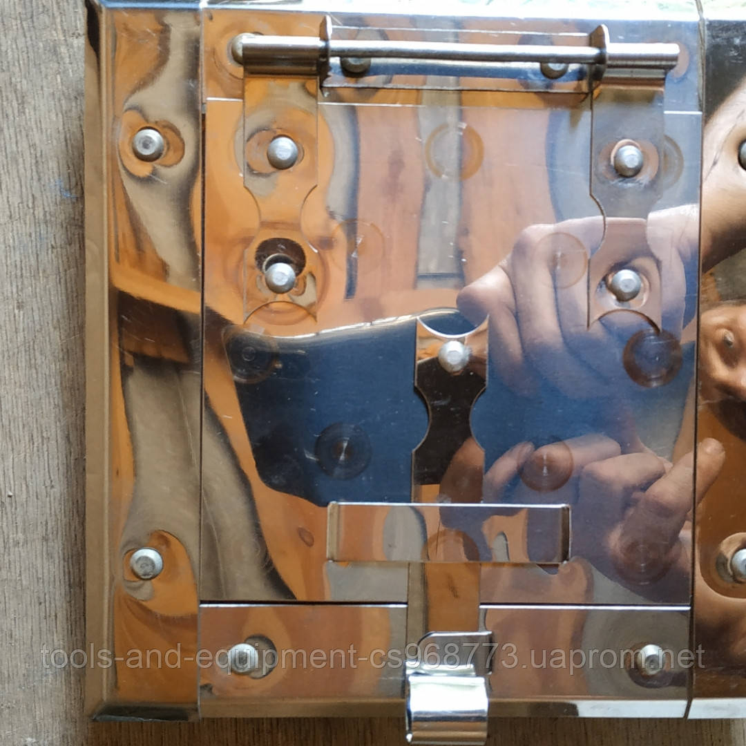 Дверцята-сажетруска неіржавка сталь No1 в.11.5*11.5 мм н. 210*210 мм, фото 1
