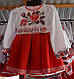 Вишите плаття "Троянда" червоне, фото 2