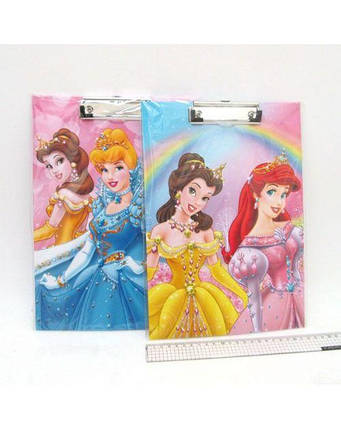 Планшет з притиском А4 "Princess" одинарний, PVC, фото 1