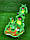 Садова фігура "Жаби на листочку" H-32 см, фото 3