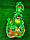 Садова фігура "Жаби на листочку" H-32 см, фото 4
