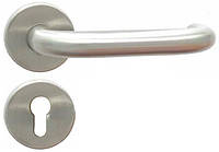 Ручки дверные USK SS5402 003 (с накладками) Нержавеющая сталь