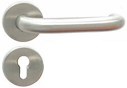 Ручки дверні USK SS5402 003 (з накладками) Нержавіюча сталь