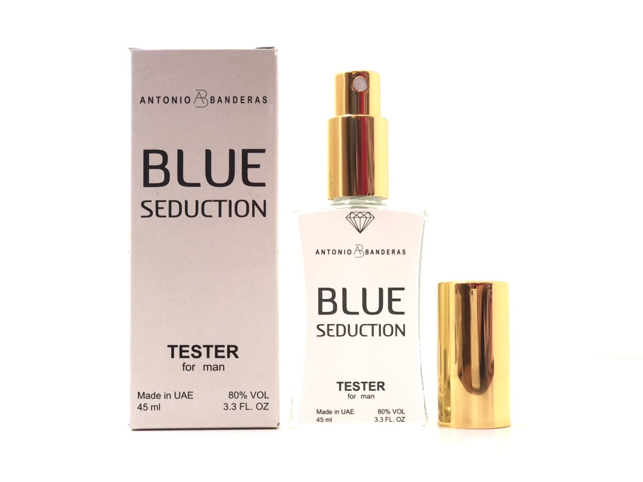 Чоловічий парфум Antonio Banderas Blue Seduction (Антоніо Бандерас Блю Седакшн) 45 мл Diamond - репліка