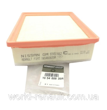 Renault (Original) 165460835R — Повітряний фільтр на Рено Трафік III R9M 1.6dci