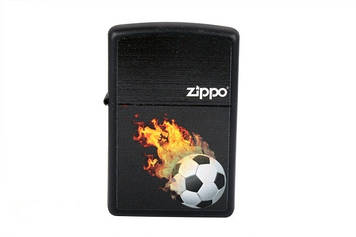 Запальничка Zippo Soccer Black Бензинова