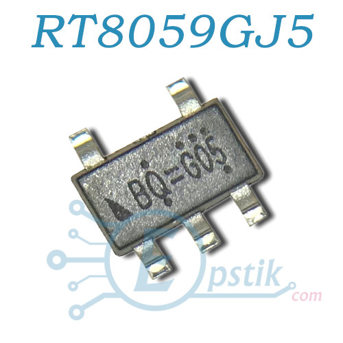 RT8059GJ5 (BQ=J19) DC/DC перетворювач 1А 1.5MHz SOT23-5, фото 1