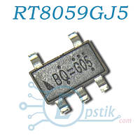 RT8059GJ5, (BQ=J19), DC/DC преобразователь 1А, 1.5MHz, SOT23-5