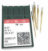 Голки для промислових оверлоків B27/81x1/DCx27/DCx1 110 RGB Gebedur Groz-Beckert