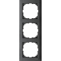 Рамка на 3 пости M-Pure Merten (антрацит) Schneider Electric
