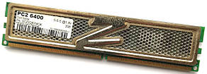 Ігрова оперативна пам'ять OCZ Gold DDR2 2Gb 800MHz PC2 6400U CL5 2R8 (OCZ2G8004GK) Б/У