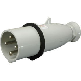 Вилка кабельна IVN 6343, IP44 (63A, 400V, 3P+PE) SEZ