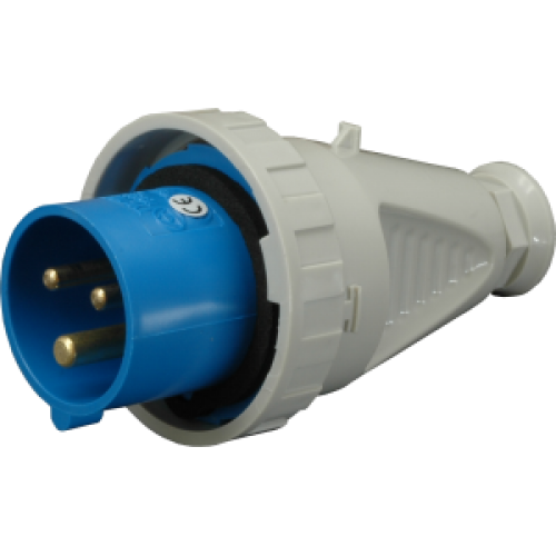 Вилка кабельна IVG 1632, IP67 (16A, 230V, 2P+PE) SEZ, фото 1