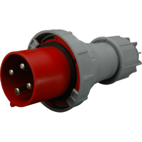 Вилка кабельна IVGN 12543, IP67 (125A, 400V, 3P+PE) SEZ, фото 1