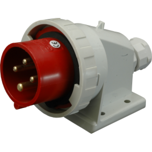 Вилка настінна IPG 1643, IP67 (16A, 400V, 3P+PE) SEZ, фото 1