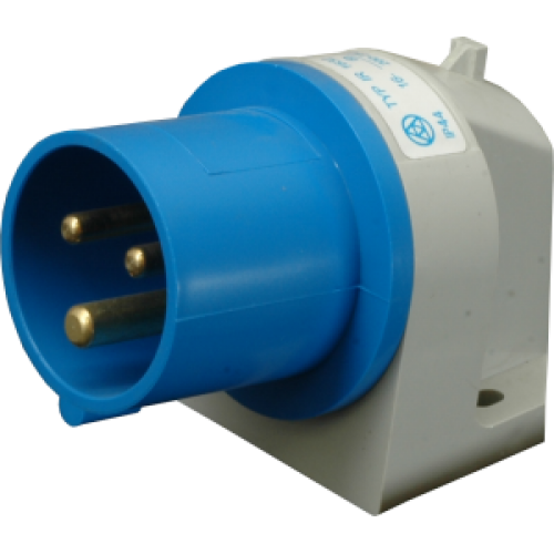 Вилка вбудована IR 1632, IP44 (16A, 230V, 2P+PE) SEZ, фото 1