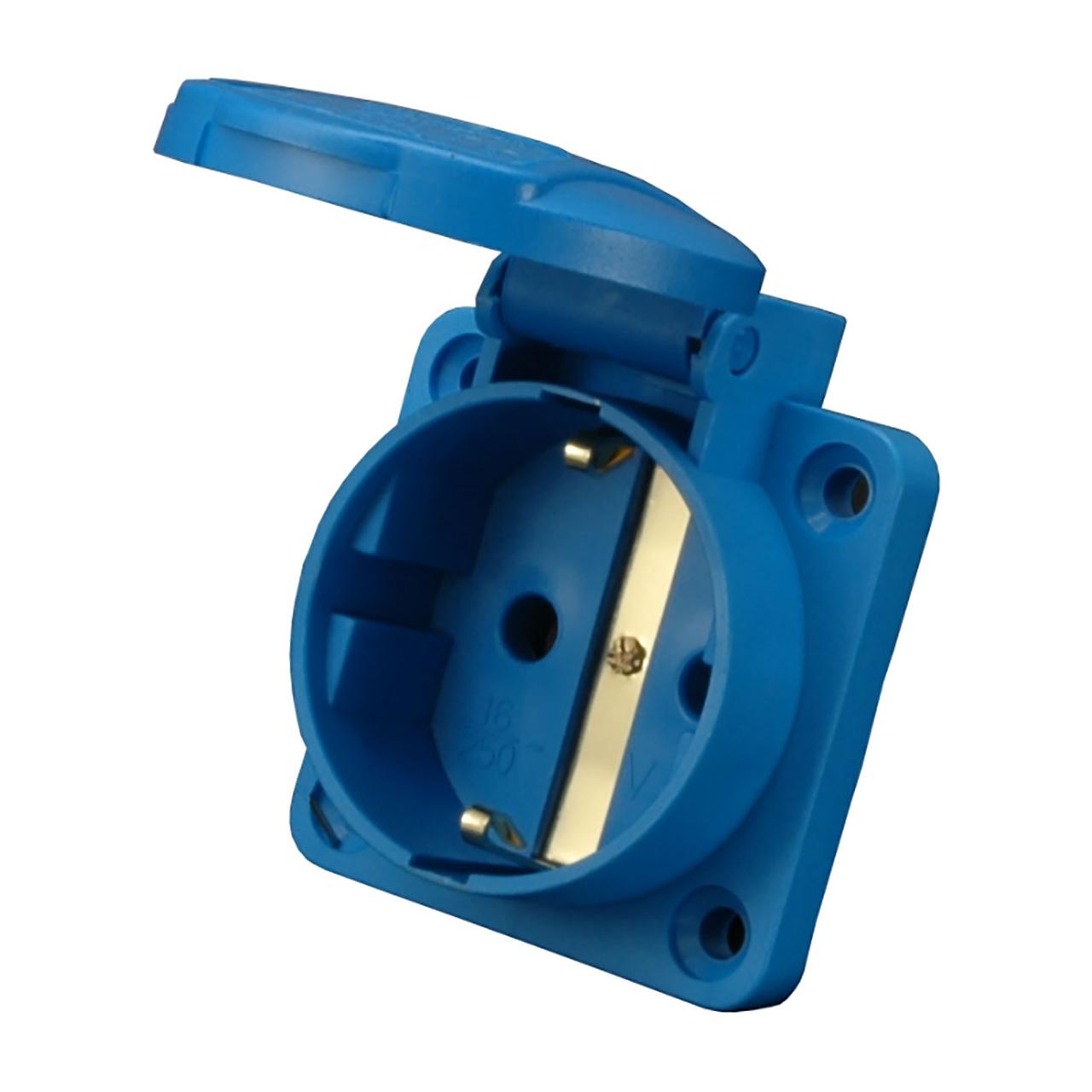 Розетка вбудована VZ 16S IP44 (16A, 230V, 2P+PE) Schuko SEZ, фото 1