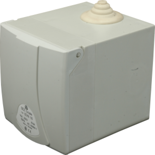 Розетка настінна IZVN 3243 в коробці з кришкою IP44 (32A, 400V, 3P+PE) SEZ