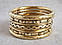 Індійські браслети під золото(7 шт), фото 2