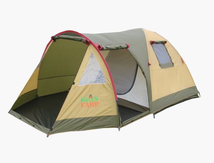 Премиум палатка трехместная  GreenCamp 1504