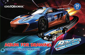 Альбом для малювання А4 20 аркушів Cool For School 100 г/м2 Speed