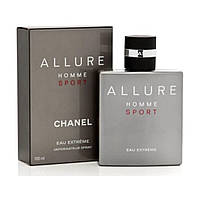 Элитная мужская туалетная вода Chanel Allure Homme Sport Eau Extreme 100ml оригинал, древесно-пряный аромат