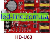 Контроллер HD-U63 huidu для LED дисплея, бегущей строки, светодиодного рекламного экрана