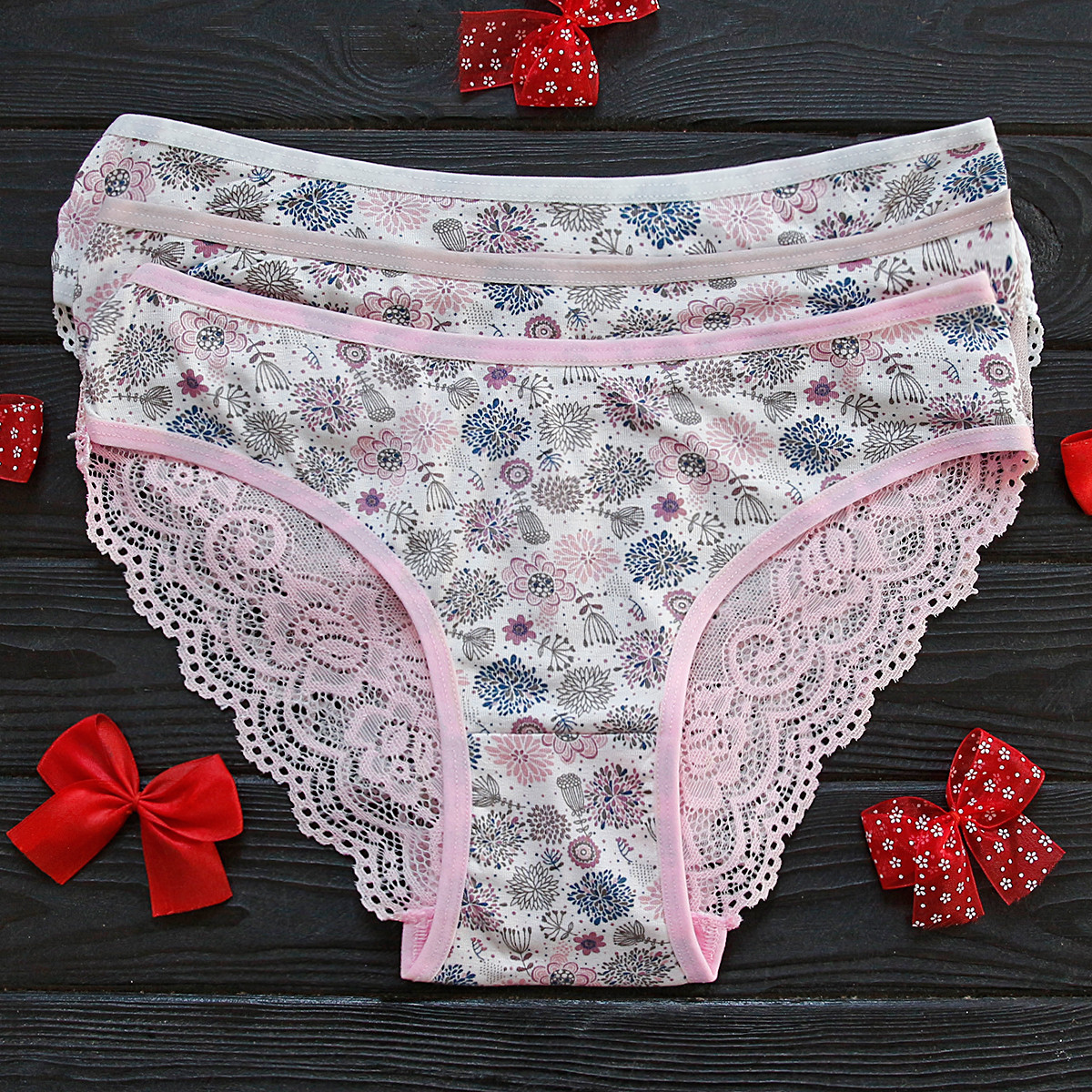 Труси жіночі сліпи Nicoletta Туреччина батал 4XL | 5 шт.