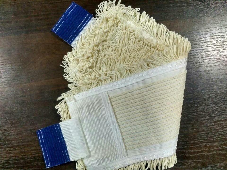 Моп плоский з вухами та кишенями для швабрі, 50 см