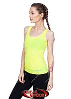 Спортивна майка жіноча RSM 50, жовта (біфлекс, р-р S-XL)