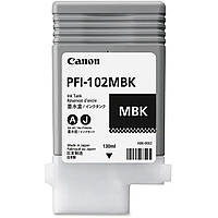 Картридж Canon PFI-102MBK для iPF500/600/700, Matte Black, 130 мл