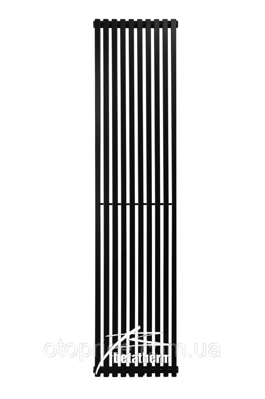 Вертикальний радіатор Quantum 1 1800/405 Betatherm 10-12 м кв. Чорний