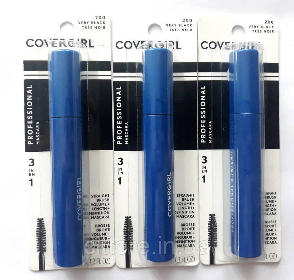 Туш для вій CoverGirl Professional 3-In-1 Mascara - фото 3 - id-p752929310