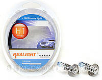 Автомобильные галогенные лампы "Realight" (H1)(+100%)(12V)(55W)