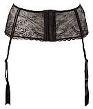 Пояс для панчіх Cottelli Collection Suspender Belt, чорний, S, фото 4