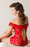 Пеньюар Softline 1801 Veronica, червоний M/L, фото 3