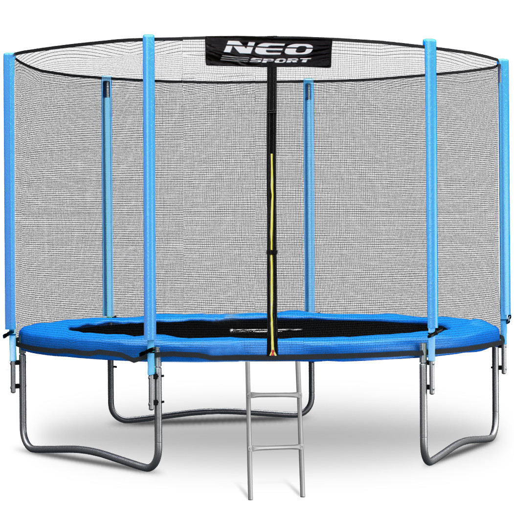 Батут Neo-Sport 10ft/312cm з зовнішньої сіткою + сходи (9007), фото 1