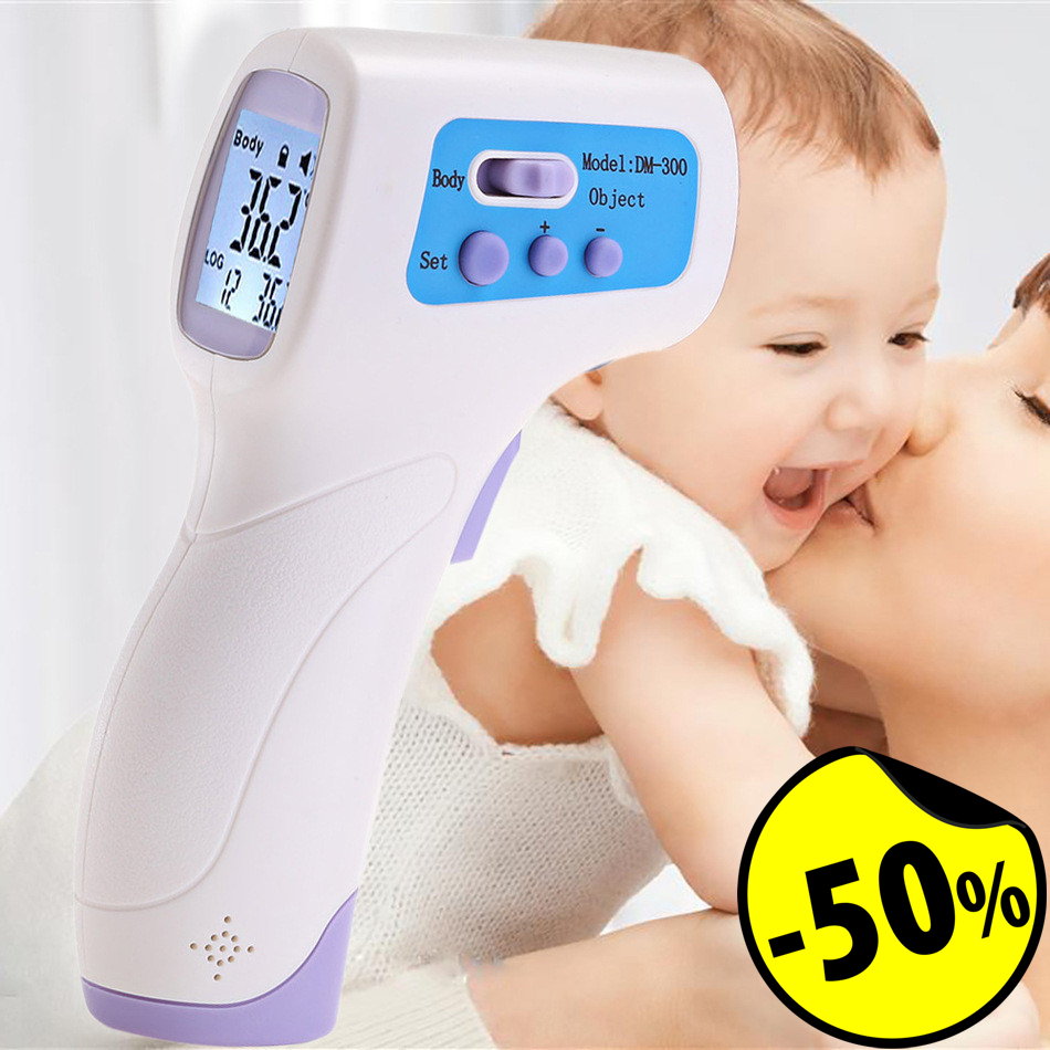 Інфрачервоний безконтактний термометр (градусник) для дітей BABYLY BLIR-3 (DM-300), фото 1