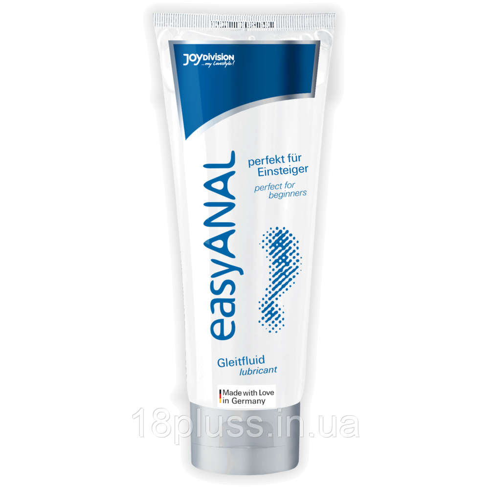 Анальний лубрикант на водно-силіконовій основі EasyANAL, 80 мл (термін по 03.2026), фото 1
