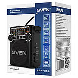 Портативний радіоприймач SVEN SRP-355 чорний, фото 10