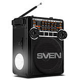 Портативний радіоприймач SVEN SRP-355 чорний, фото 9