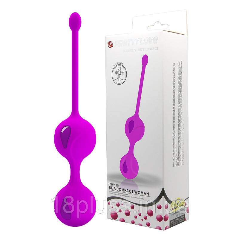Вагінальні кульки Pretty Love Kegel Tighten Up II Balls Pink, фото 1