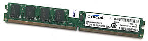 Оперативная память Crucial DDR2 2Gb 667MHz PC2 5300U LP CL5 (CT25664AA667) Б/У
