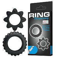Ерекційні кільця Ring Flowering Rings Black, 2 шт.