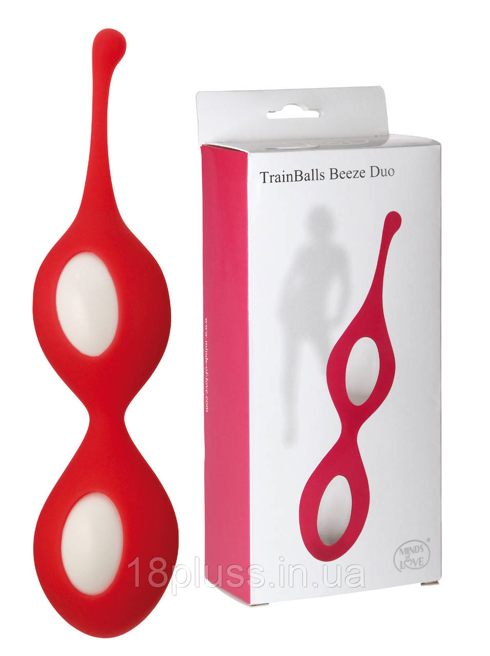 Вагінальні кульки MINDS OF LOVE TrainBalls Beeze Duo Red, фото 1
